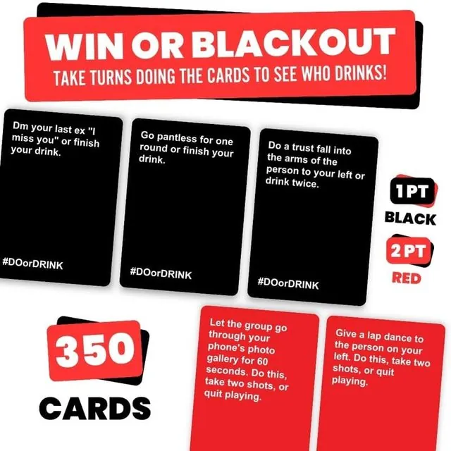 Do or Drink Win or Blackout Amazon tile