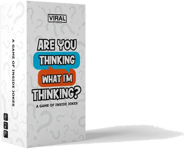 Are You Thinking What I’m Thinking? game box (inside-joke game)