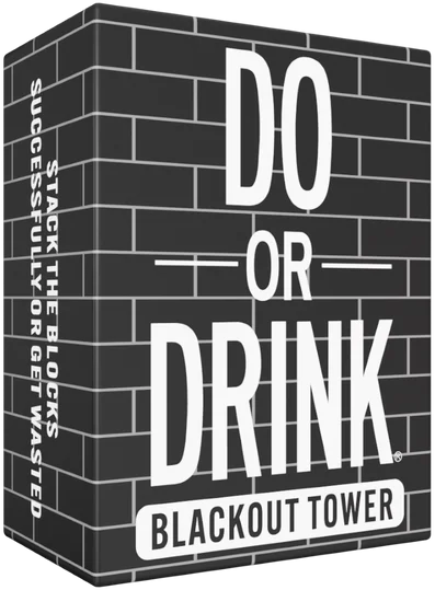 Do or Drink Blackout Tower game box