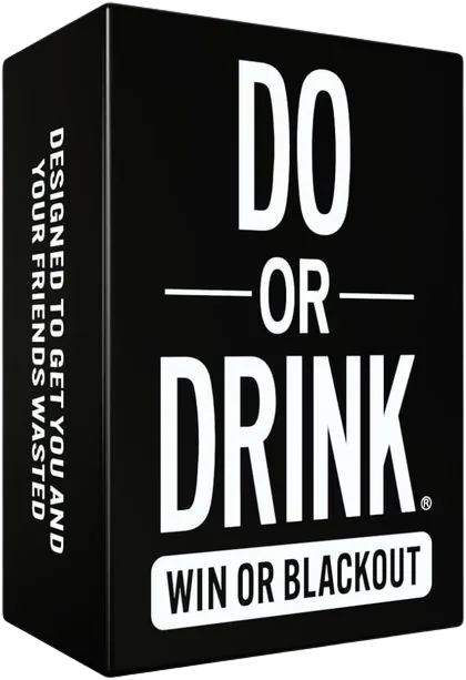 Do or Drink Win or Blackout game box