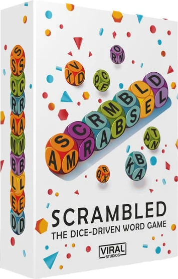Scrambled game box (dice word game)