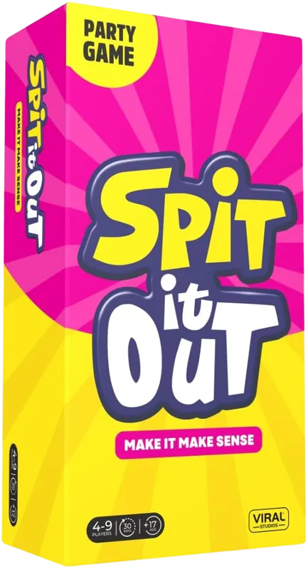 Spit It Out game box (party game)