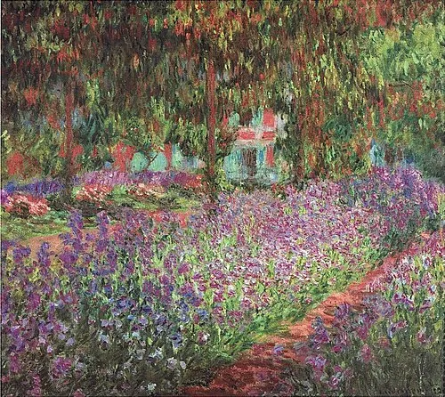 Monet, The Artist’s Garden at Giverny, 1900